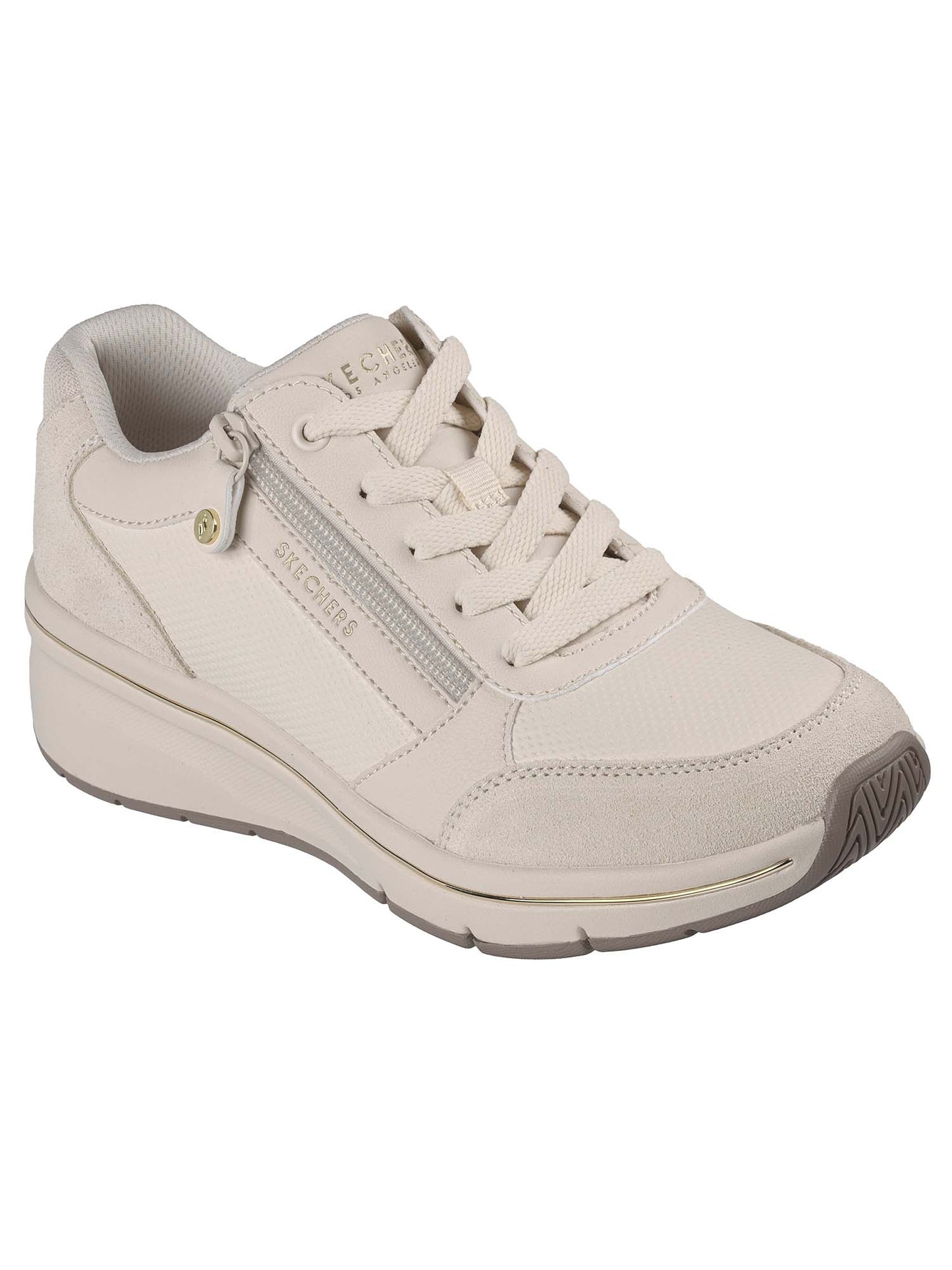 Skechers Billion Flex Luxe Up, sneakers da donna beige