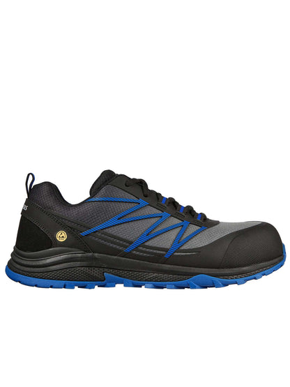 Skechers work puxal antinfortunistica da uomo nero turchese