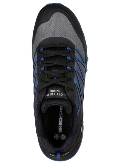 Skechers work puxal antinfortunistica da uomo nero turchese