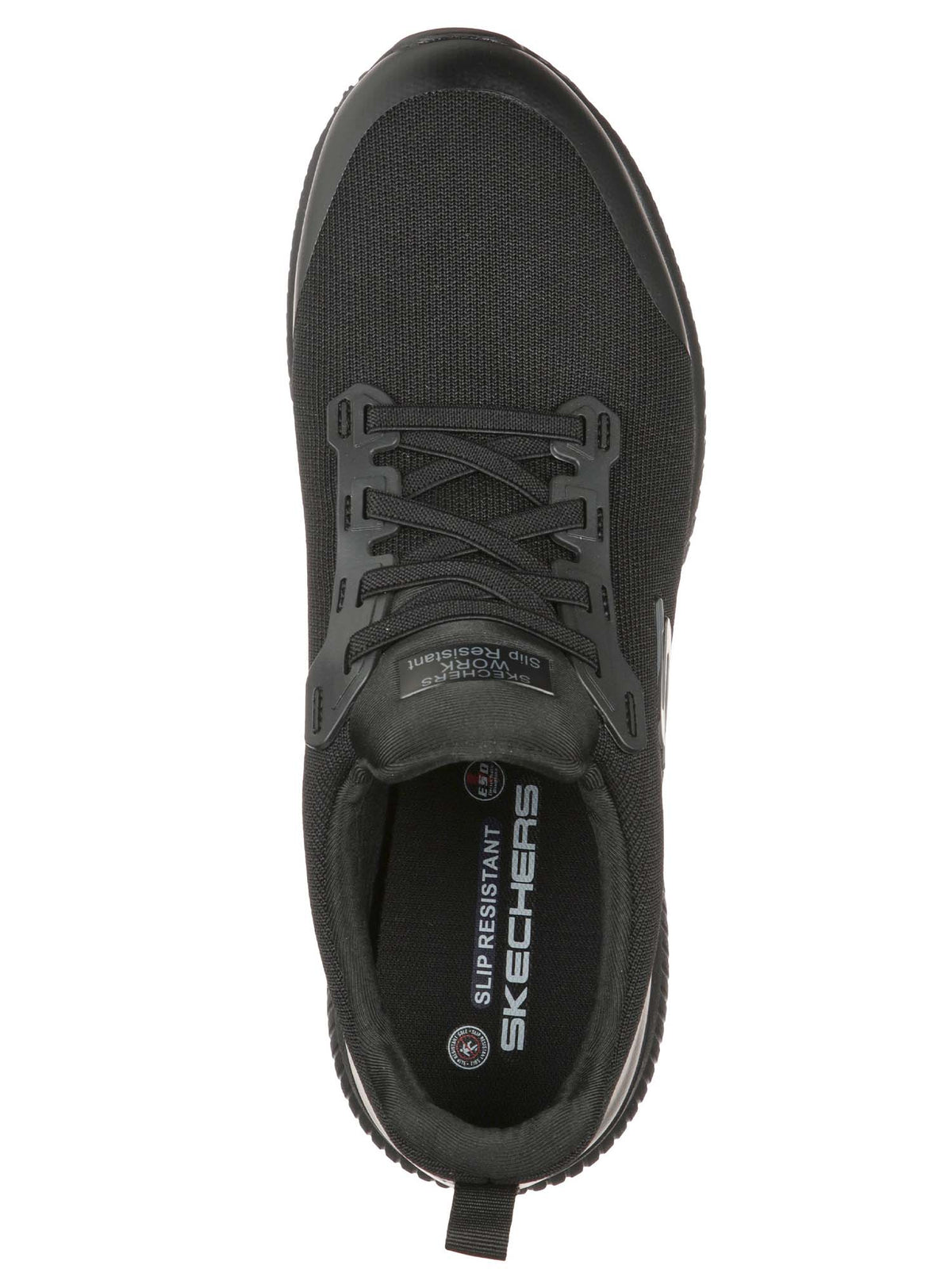 Skechers work squad antinfortunistica da uomo nero