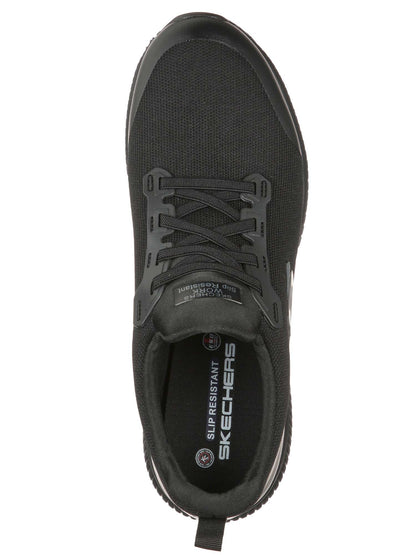 Skechers work squad antinfortunistica da uomo nero