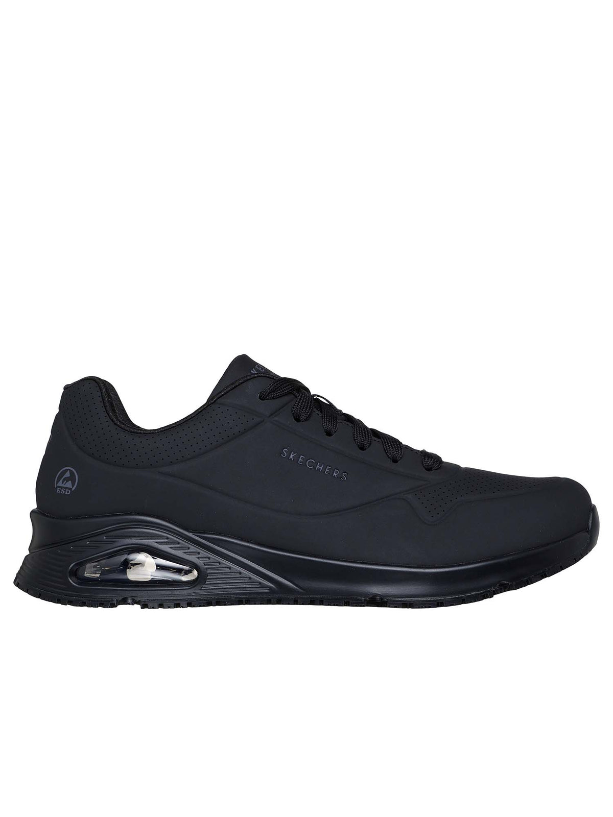Skechers work uno sr antinfortunistica da uomo nero