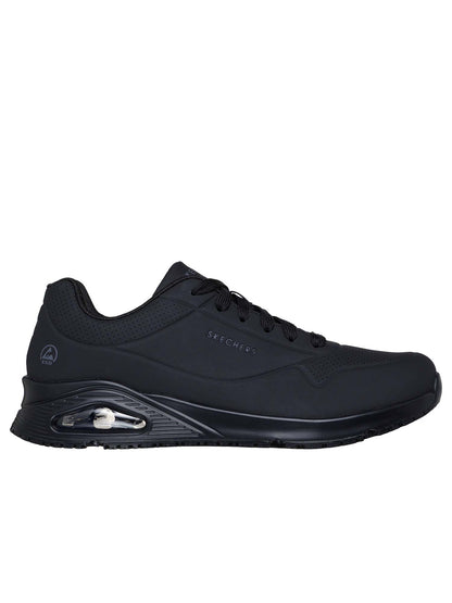 Skechers work uno sr antinfortunistica da uomo nero