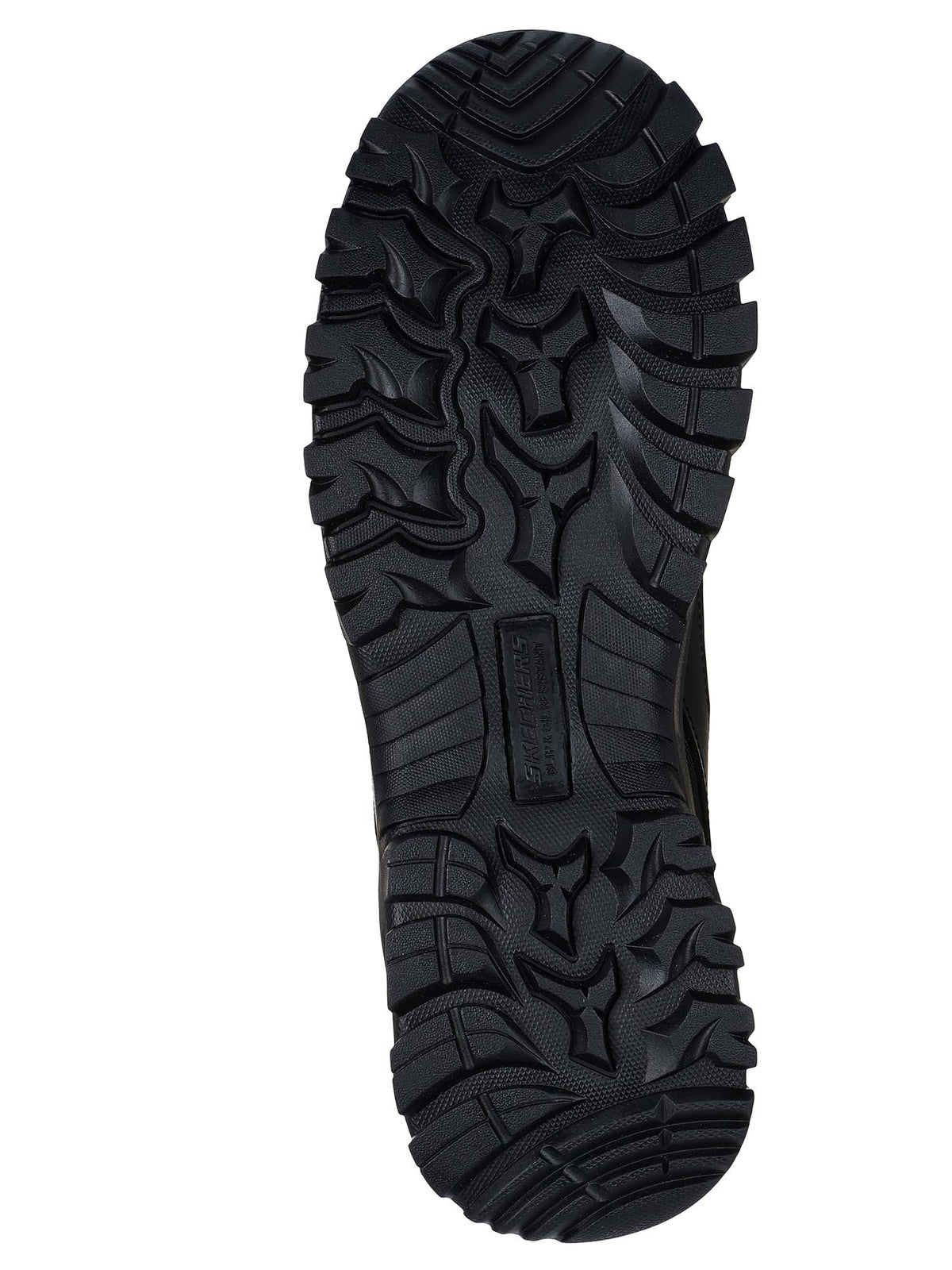 Skechers work galton antinfortunistica da uomo nero-verde