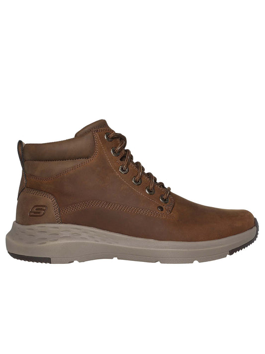 SCARPONCINO  RELAXED FIT SKECHERS DA UOMO MARRONE