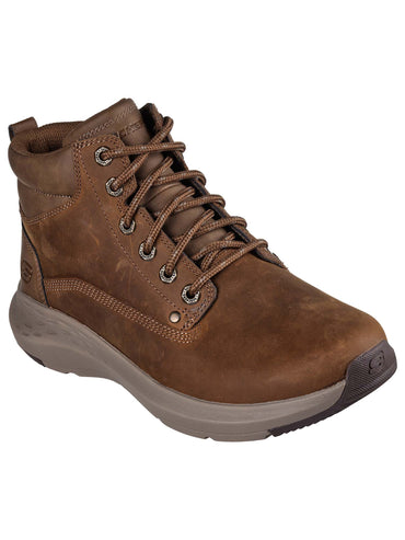 SCARPONCINO  RELAXED FIT SKECHERS DA UOMO MARRONE
