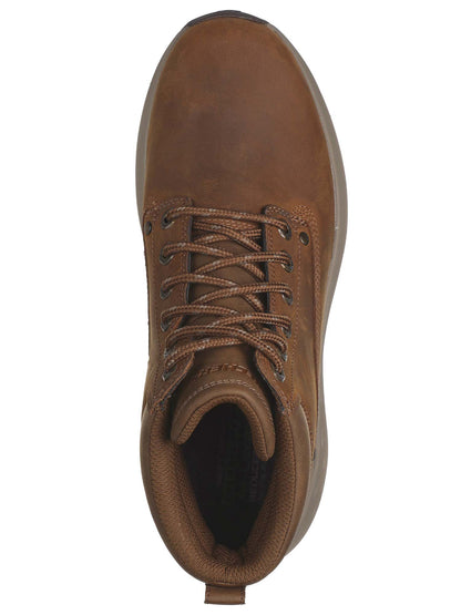 SCARPONCINO  RELAXED FIT SKECHERS DA UOMO MARRONE
