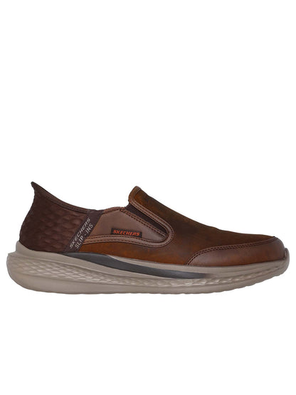 SLIP-INS SKECHERS DA UOMO MARRONE