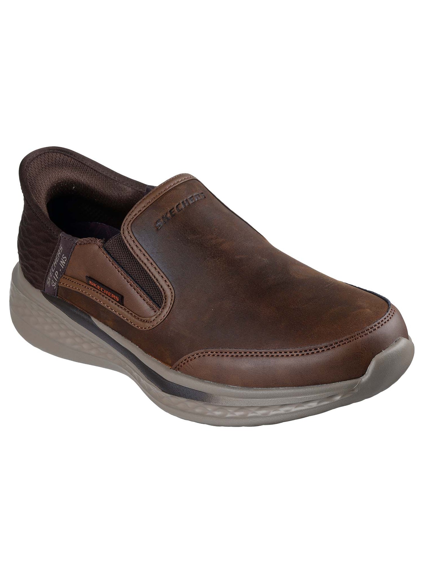 SLIP-INS SKECHERS DA UOMO MARRONE