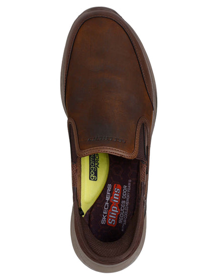 SLIP-INS SKECHERS DA UOMO MARRONE