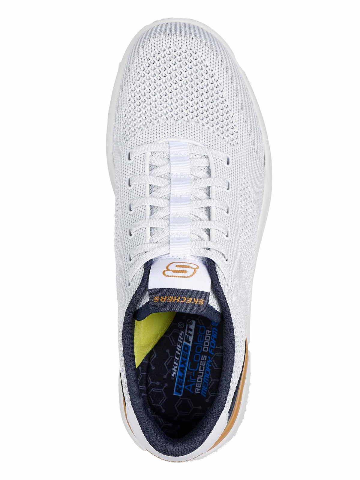 Skechers corliss rlx sneakers da uomo bianco