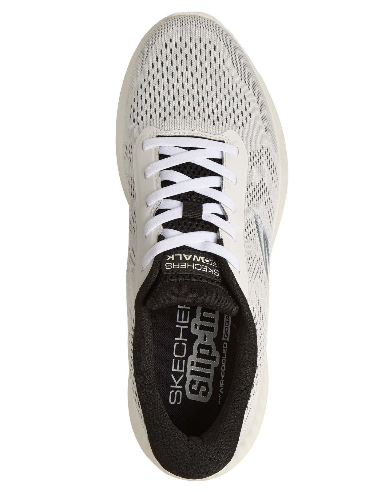 Skechers go walk sl- sneakers da uomo bianco-nero