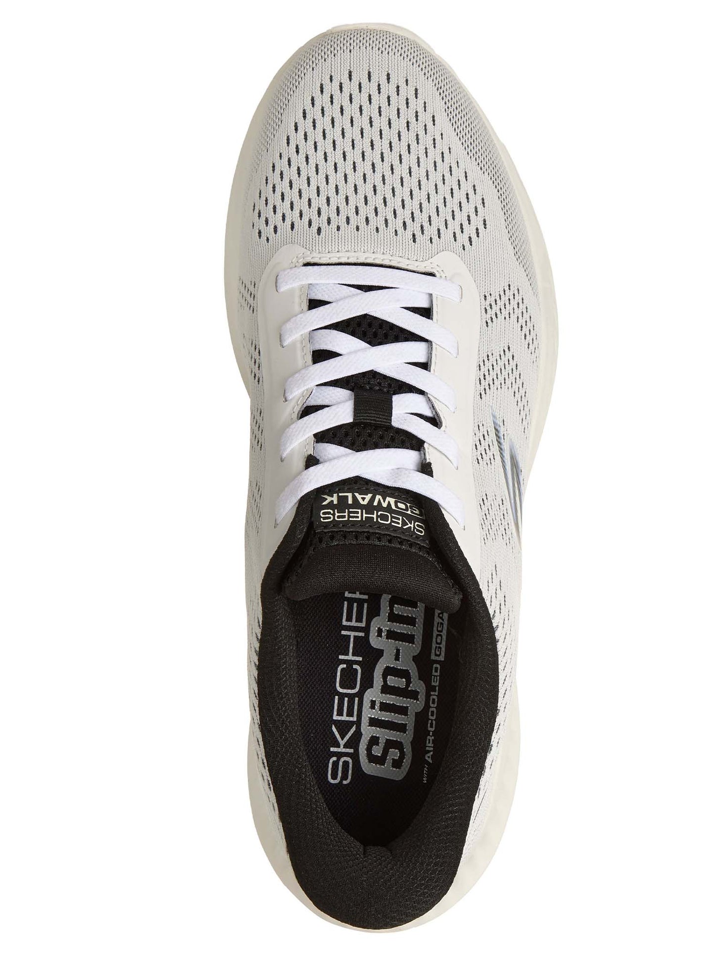 SLIP-INS GO WALK NOW SKECHERS DA UOMO BIANCO NERO