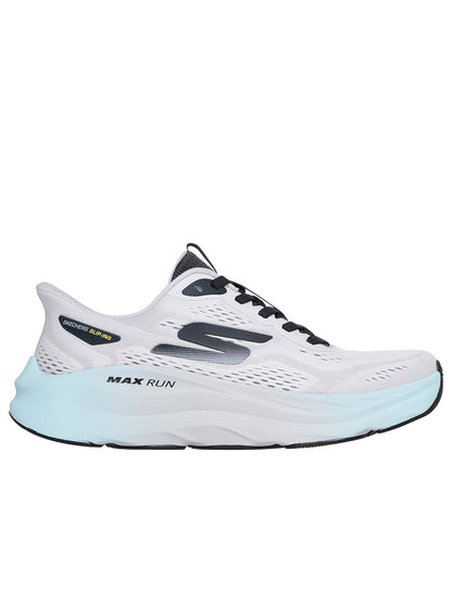 Skechers Max Run, sneakers slip-on da uomo grigie