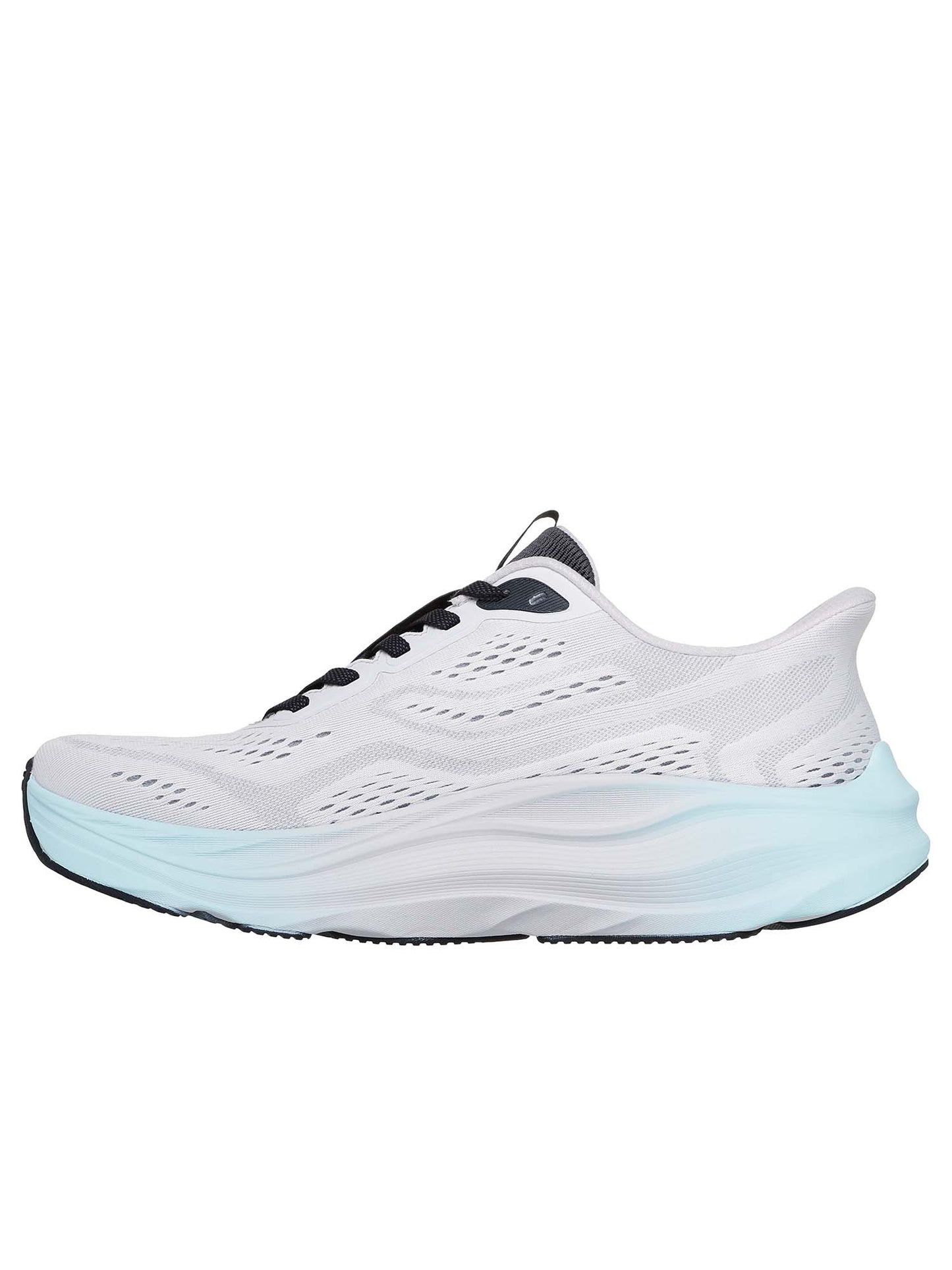 Skechers Max Run, sneakers slip-on da uomo grigie