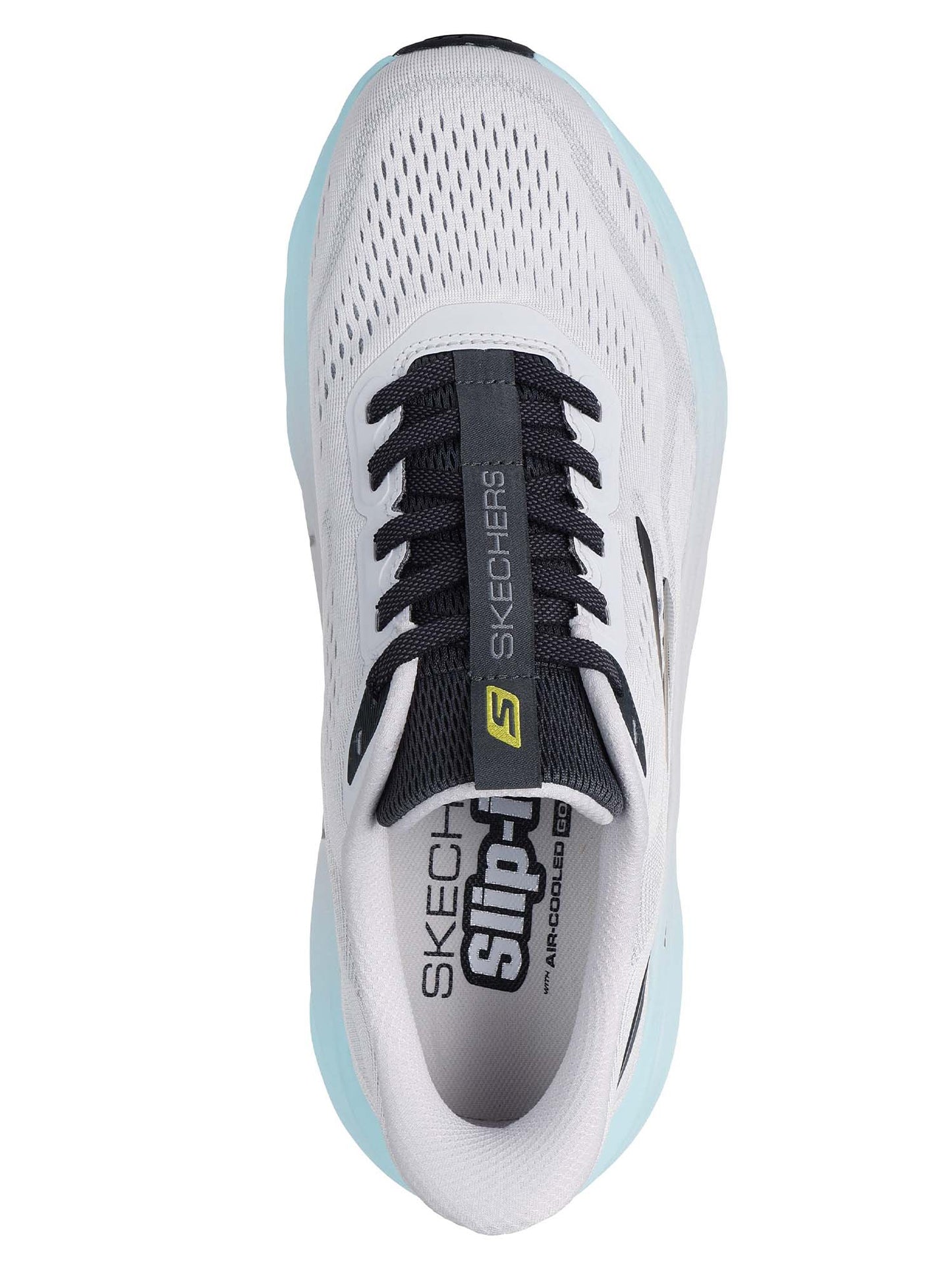 Skechers Max Run, sneakers slip-on da uomo grigie