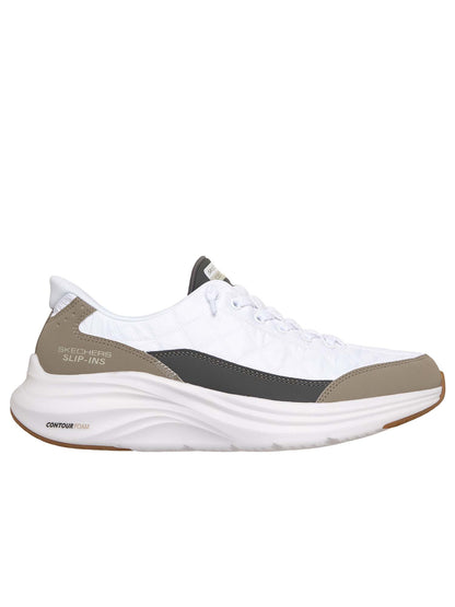SLIP-INS CONTOUR FOAM COZY FIT SKECHERS DA UOMO BIANCO