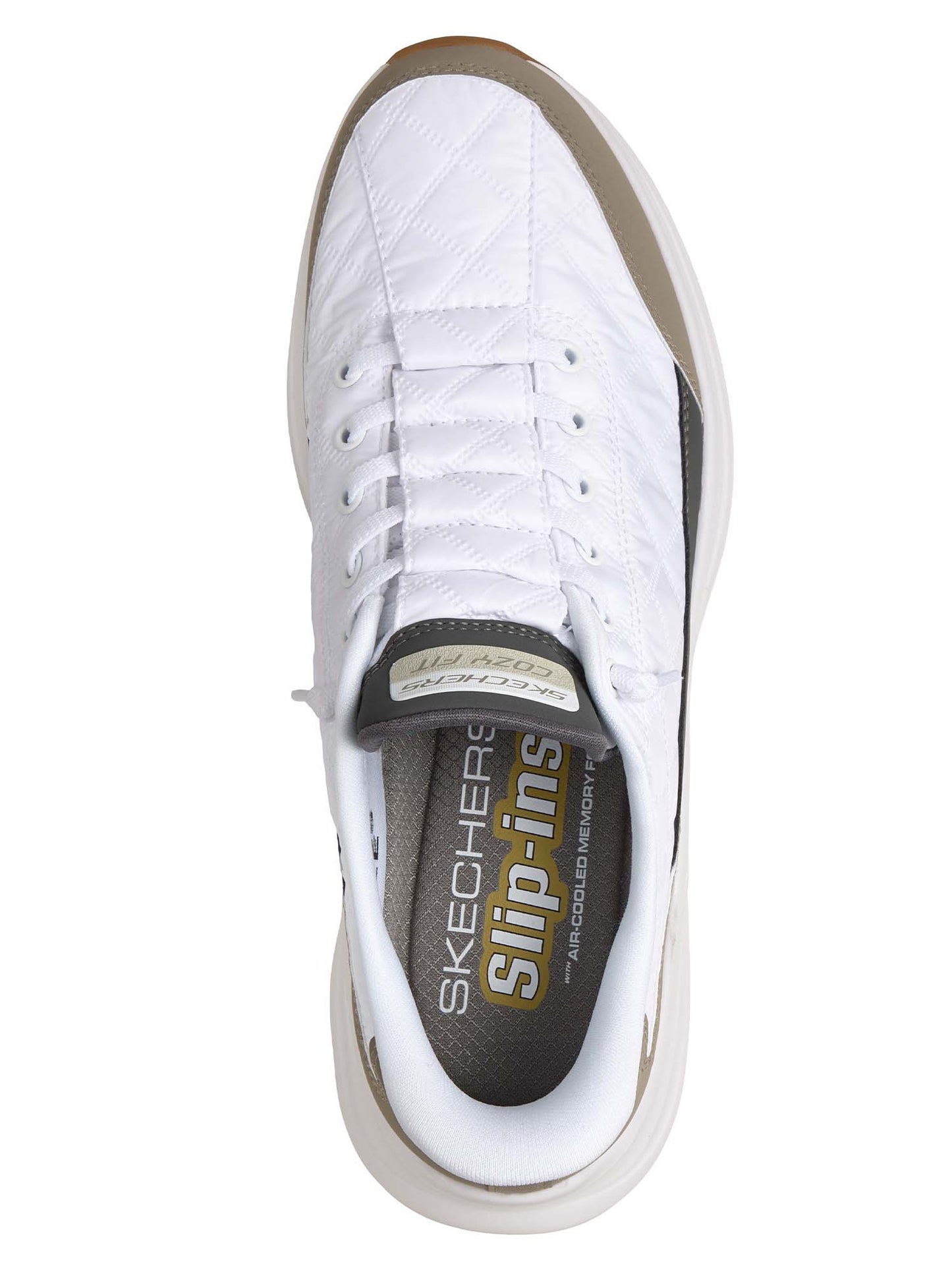 SLIP-INS CONTOUR FOAM COZY FIT SKECHERS DA UOMO BIANCO