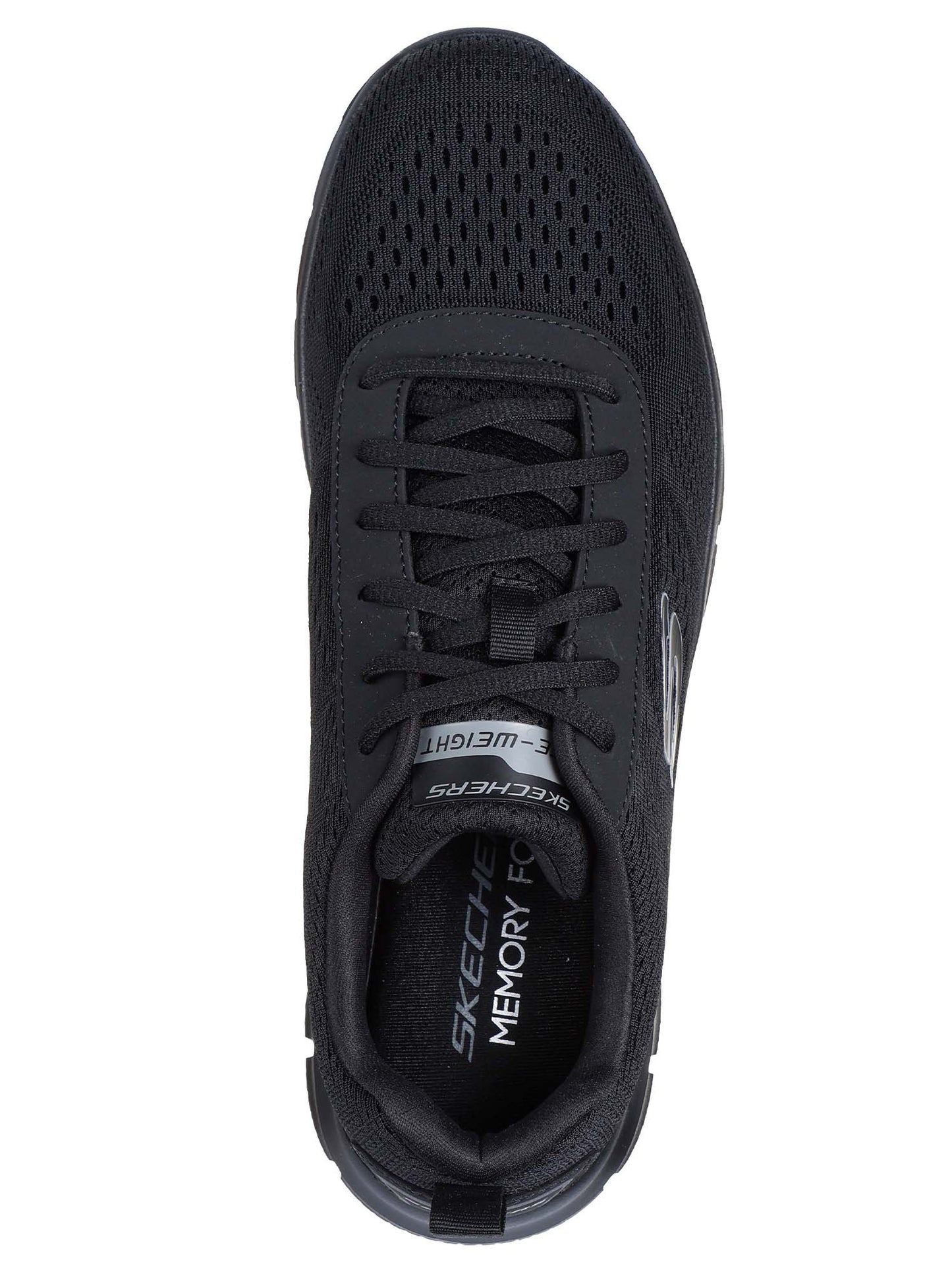 SNEAKERS TACK LESHUR SKECHERS DA UOMO NERO