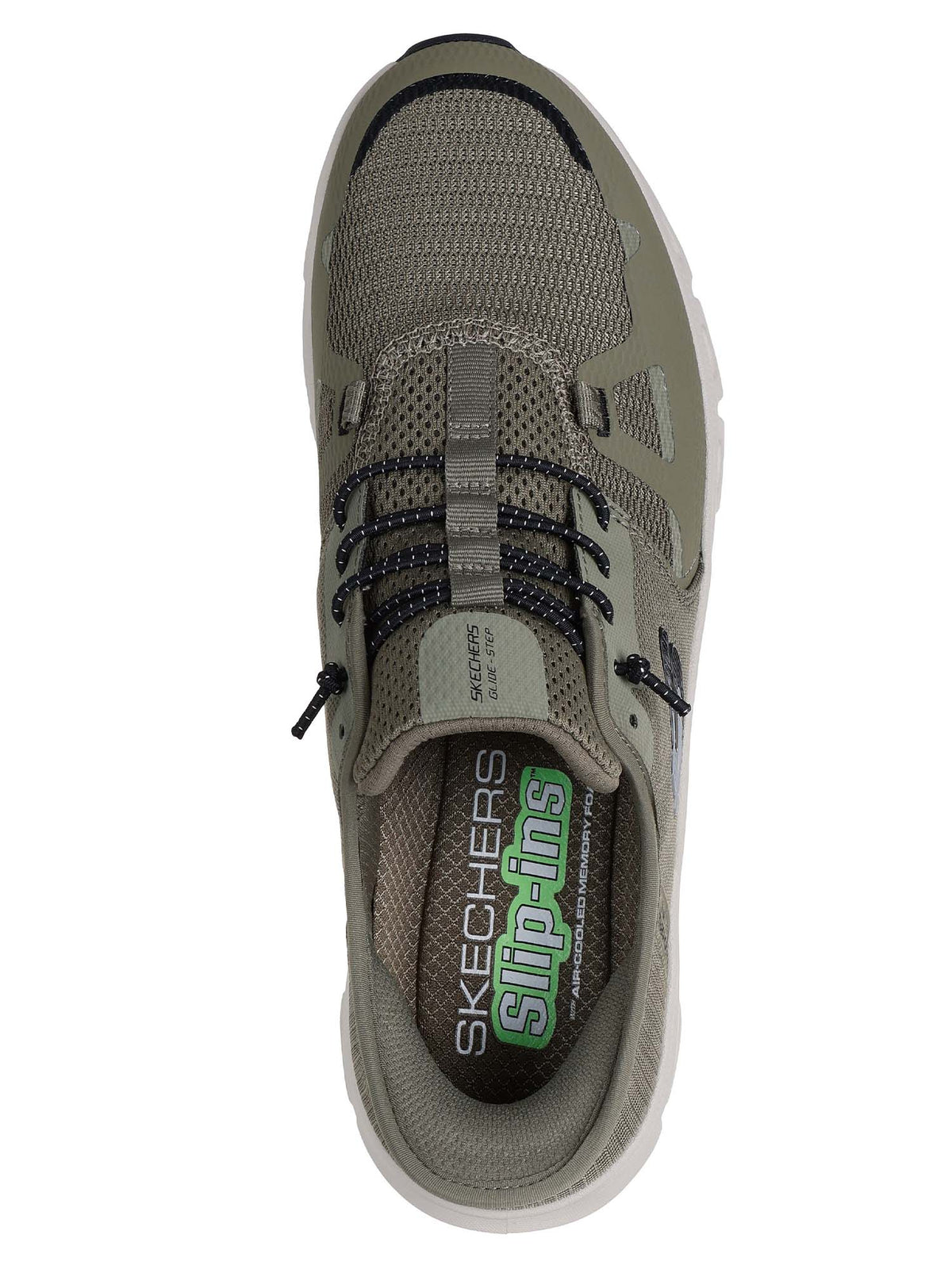 Skechers glide-step sneakers da uomo oliva