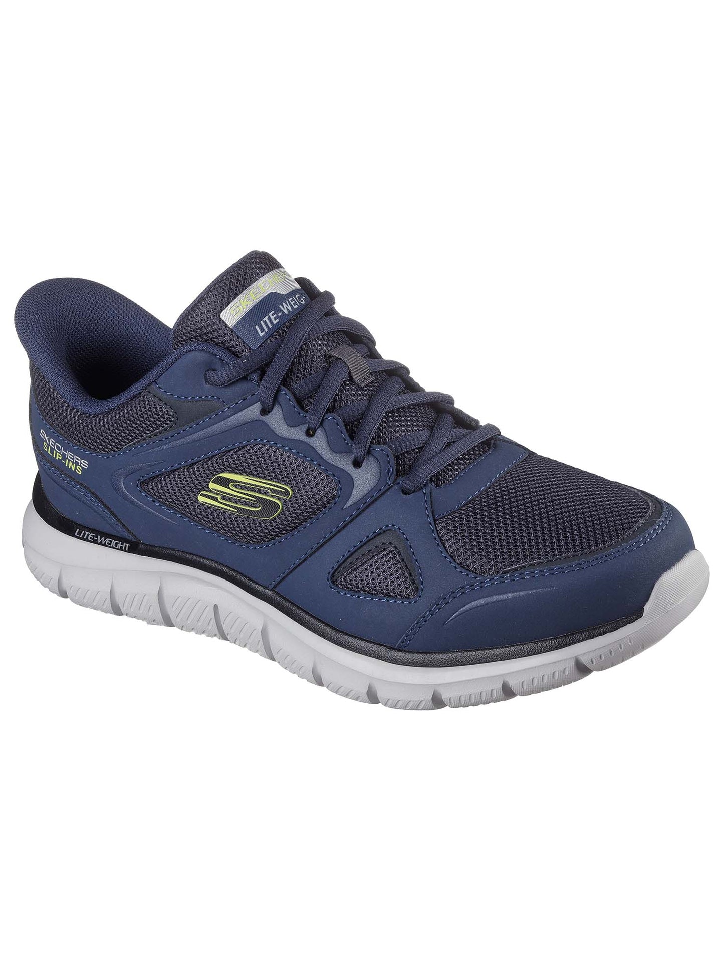 SLIP-INS TRACK EZRAL SKECHERS DA UOMO BLU