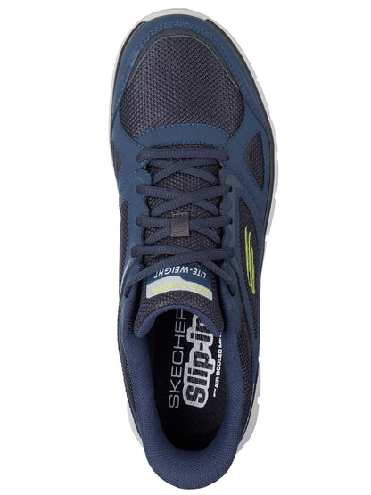 SLIP-INS TRACK EZRAL SKECHERS DA UOMO BLU