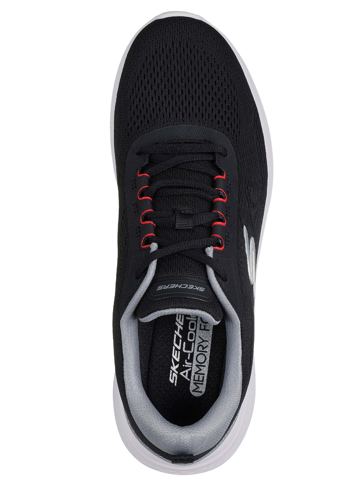 Skechers skech-lite sneakers da uomo nero-grigio