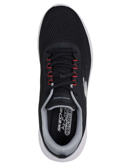 Skechers skech-lite sneakers da uomo nero-grigio