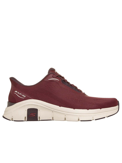 Skechers Relaxed Fit, sneakers da uomo bordeaux