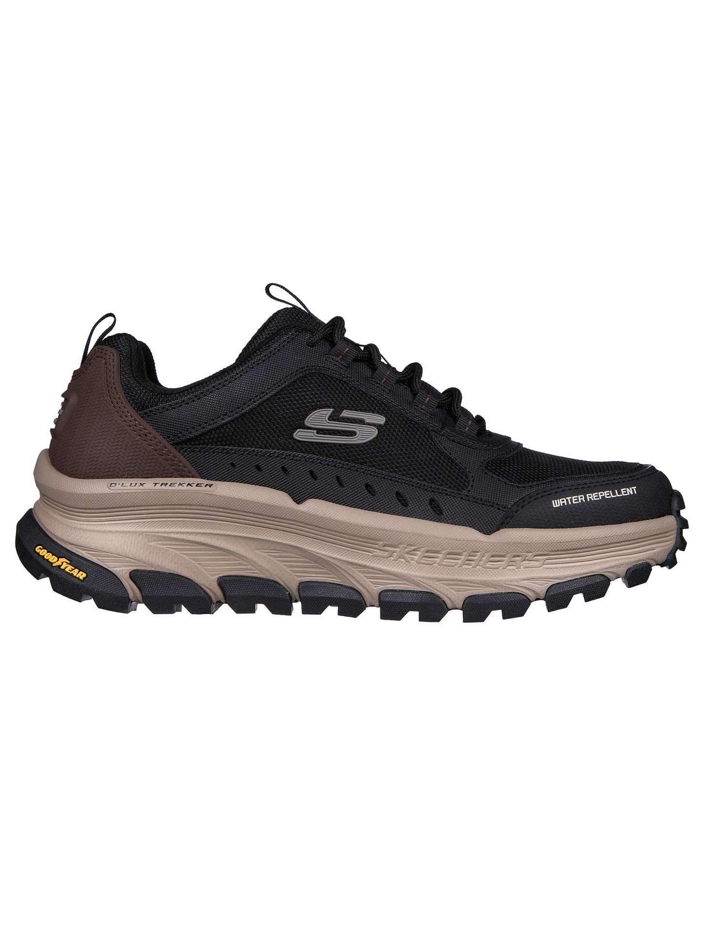SNEAKERS RELAXED FIT IDROREPELLENTE SKECHERS DA UOMO NERO