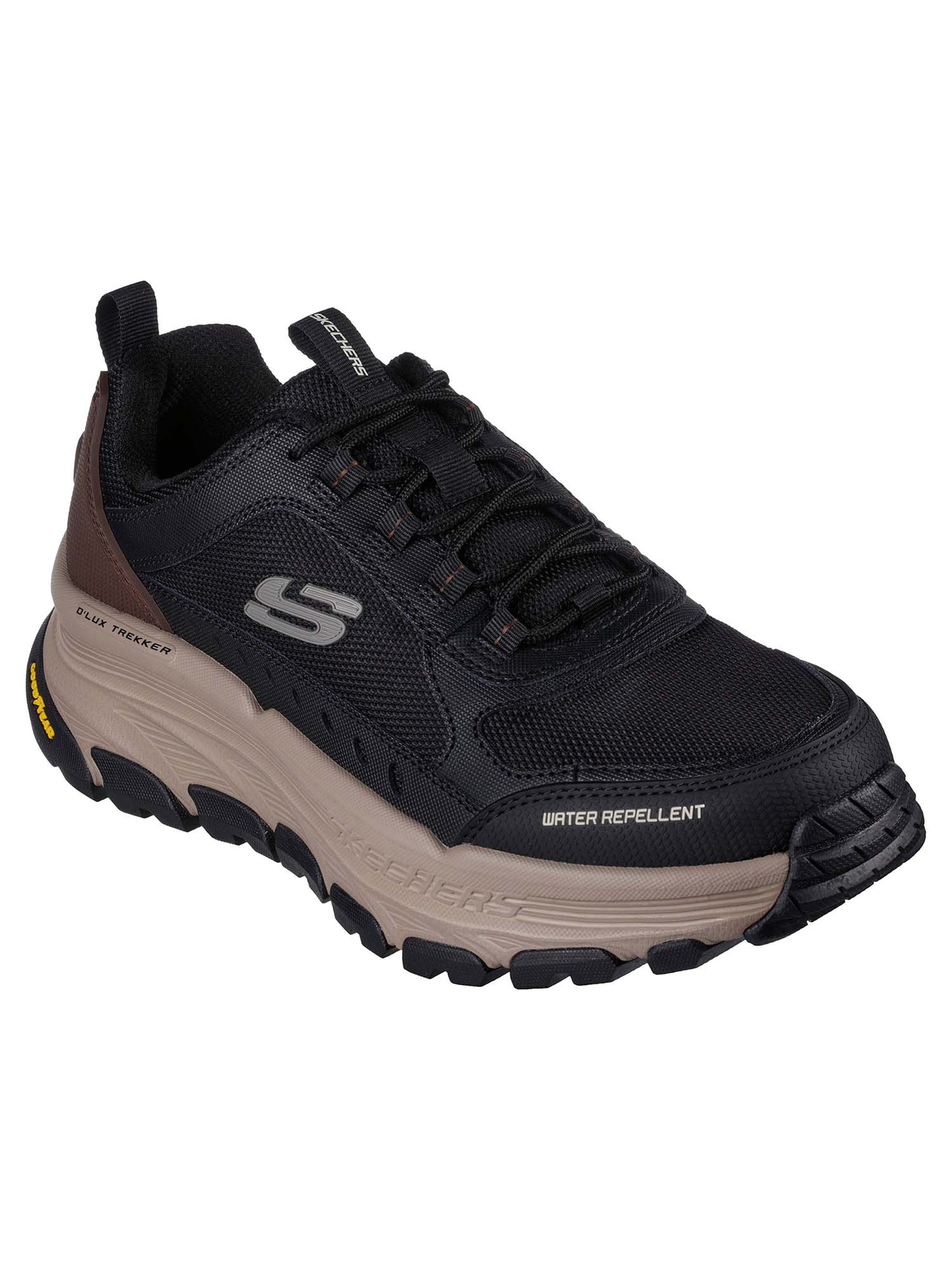 SNEAKERS RELAXED FIT IDROREPELLENTE SKECHERS DA UOMO NERO