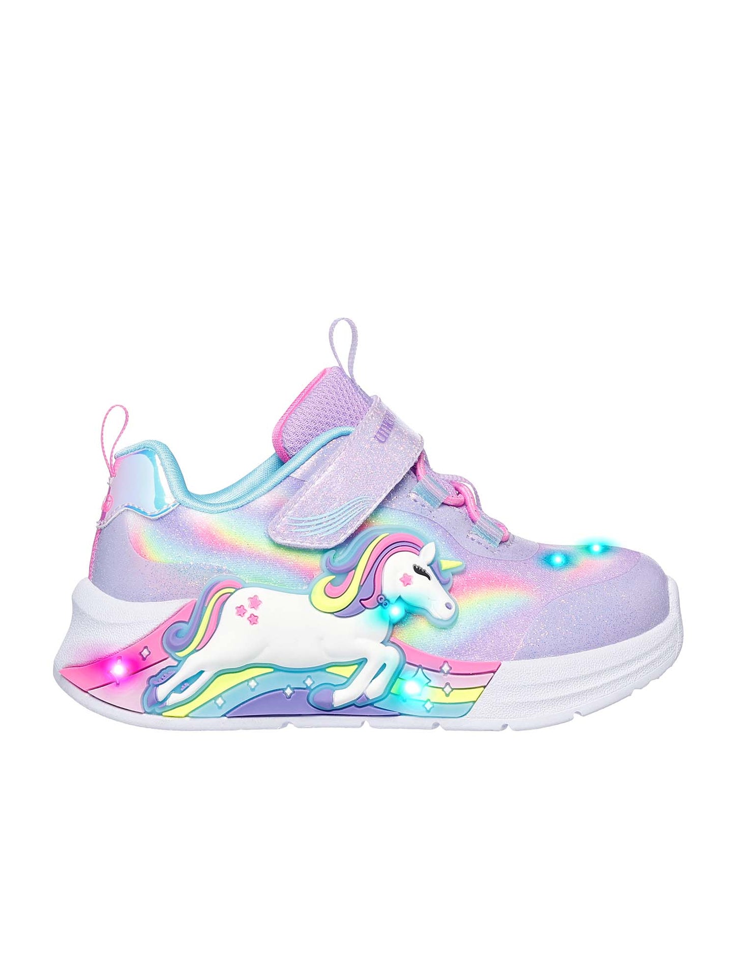 SNEAKERS UNICORN SKECHERS DA BAMBINA LILLA