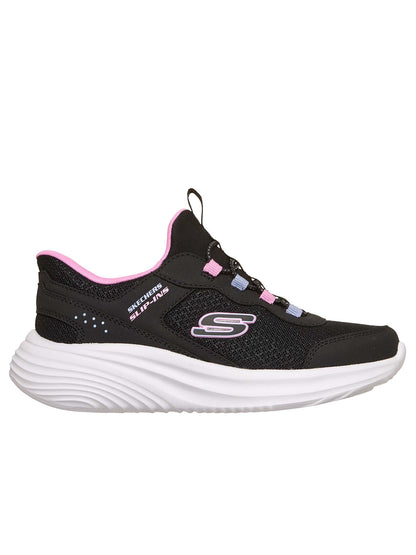 SLIP-INS BOUNDER PRO SKECHERS DA BAMBINA NERO