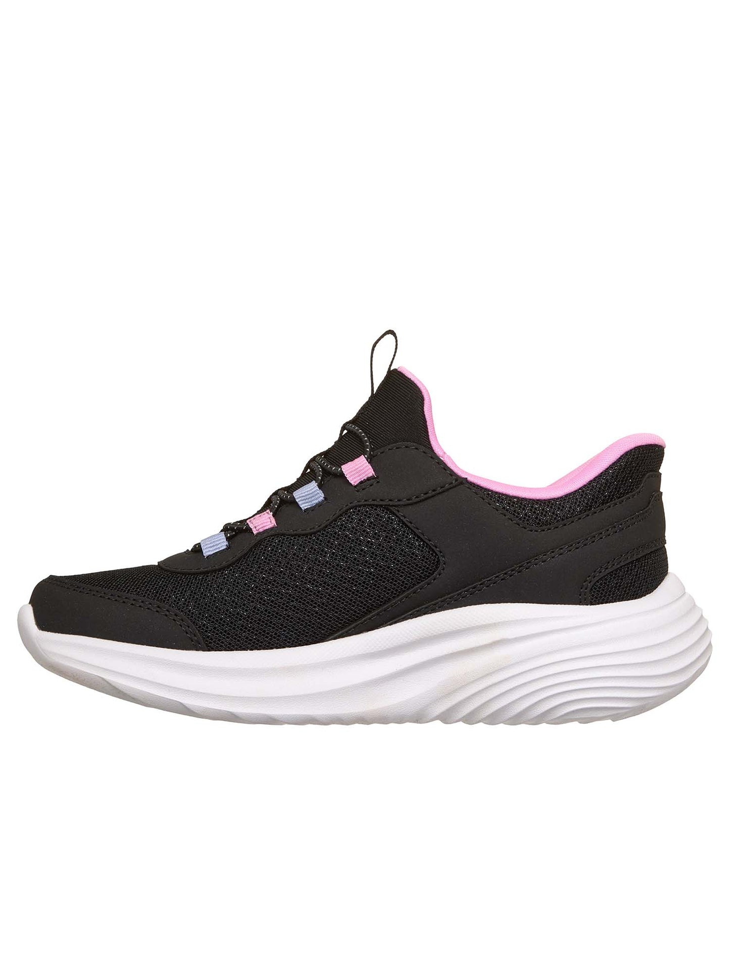 SLIP-INS BOUNDER PRO SKECHERS DA BAMBINA NERO