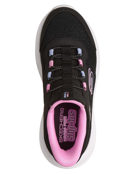 SLIP-INS BOUNDER PRO SKECHERS DA BAMBINA NERO