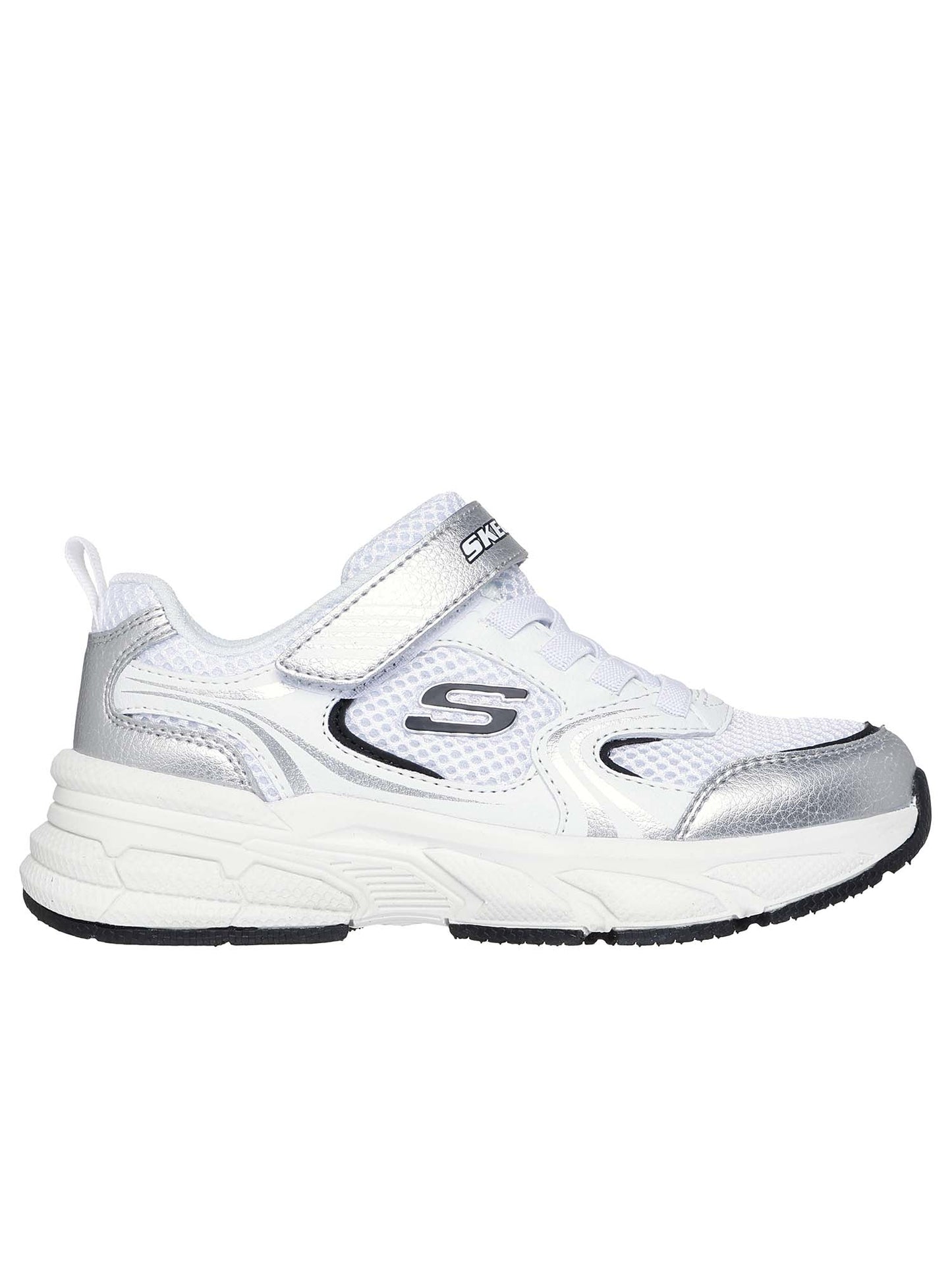Sneakers Skechers Retro-Graph bianche per bambina e bambino