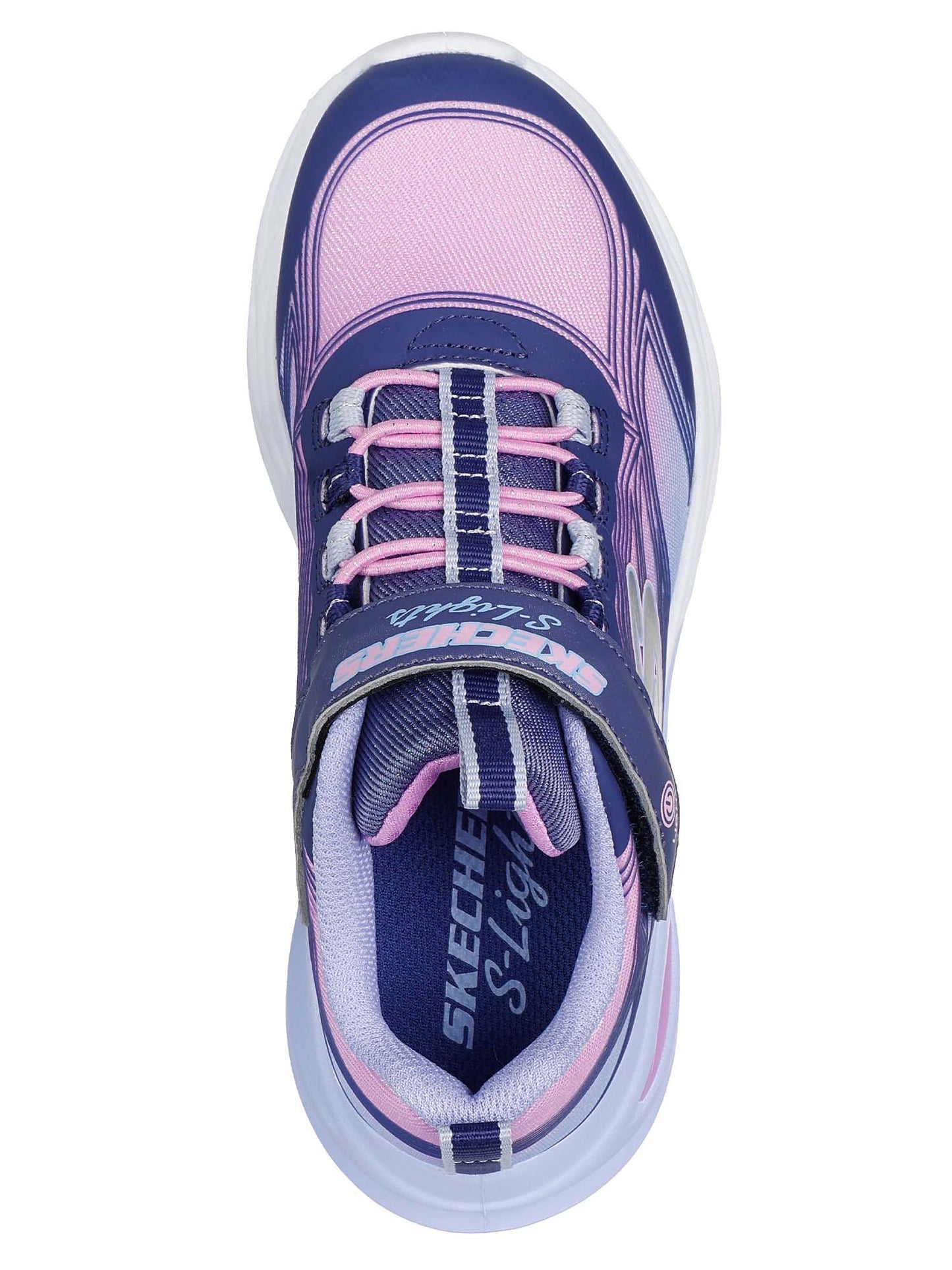 SNEAKERS COSMIC GLOW S-LIGHTS SKECHERS DA BAMBINA LILLA