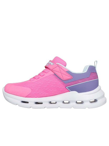 SNEAKERS GLIDE-STEP LIGHTS SKECHERS DA BAMBINA FUCSIA