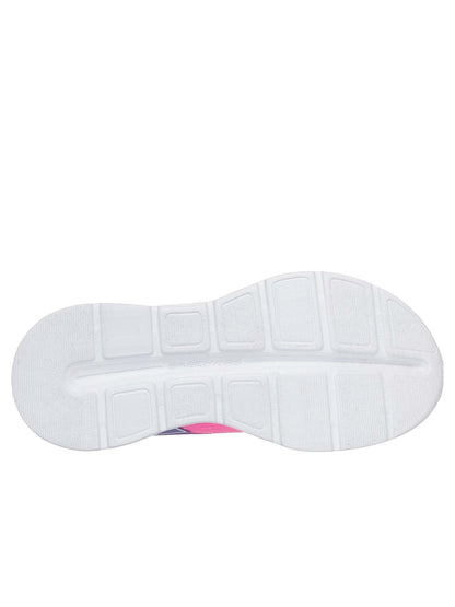 SNEAKERS GLIDE-STEP LIGHTS SKECHERS DA BAMBINA FUCSIA
