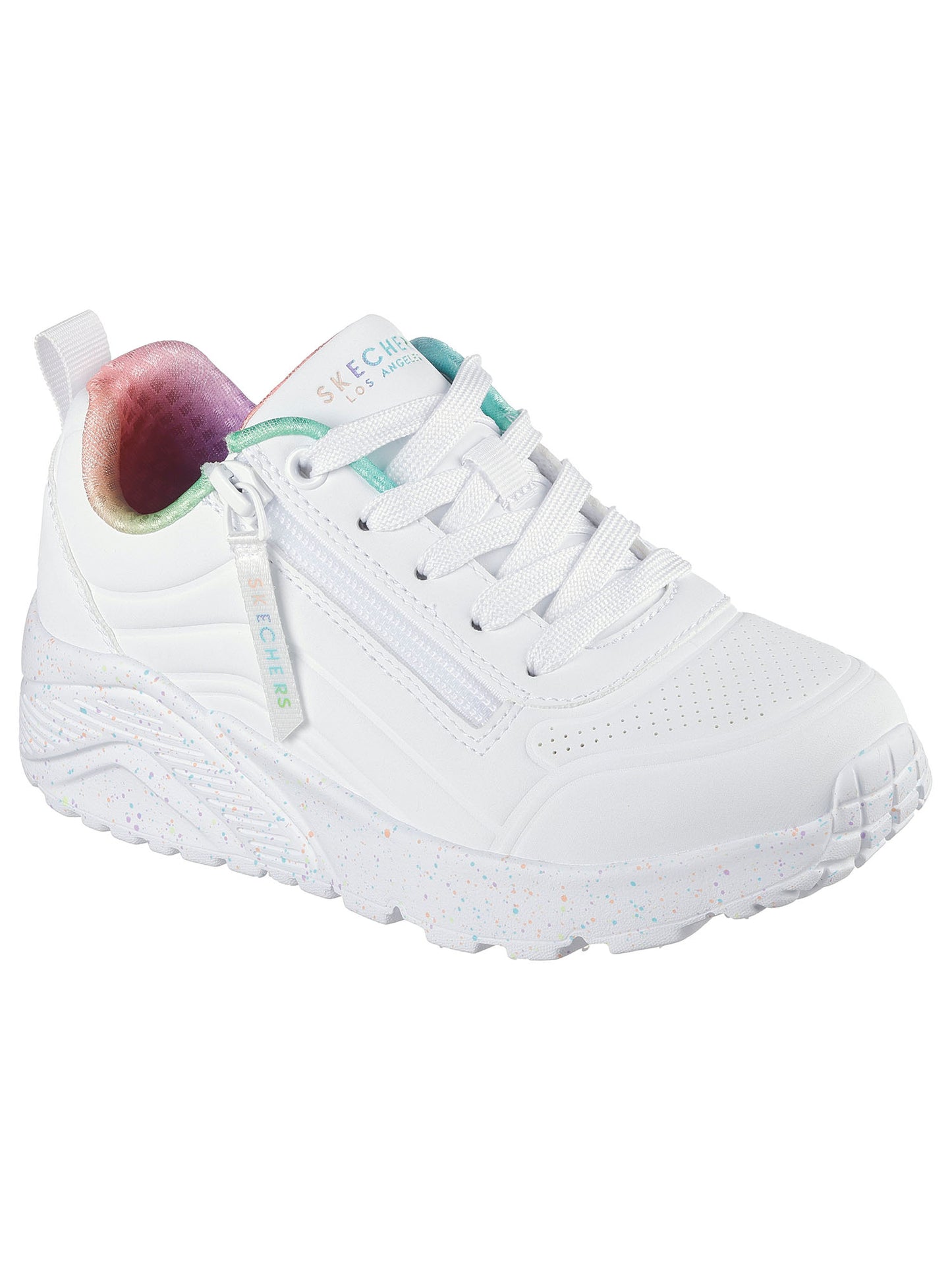 SNEAKERS UNO LITE SKECHERS DA BAMBINA BIANCO