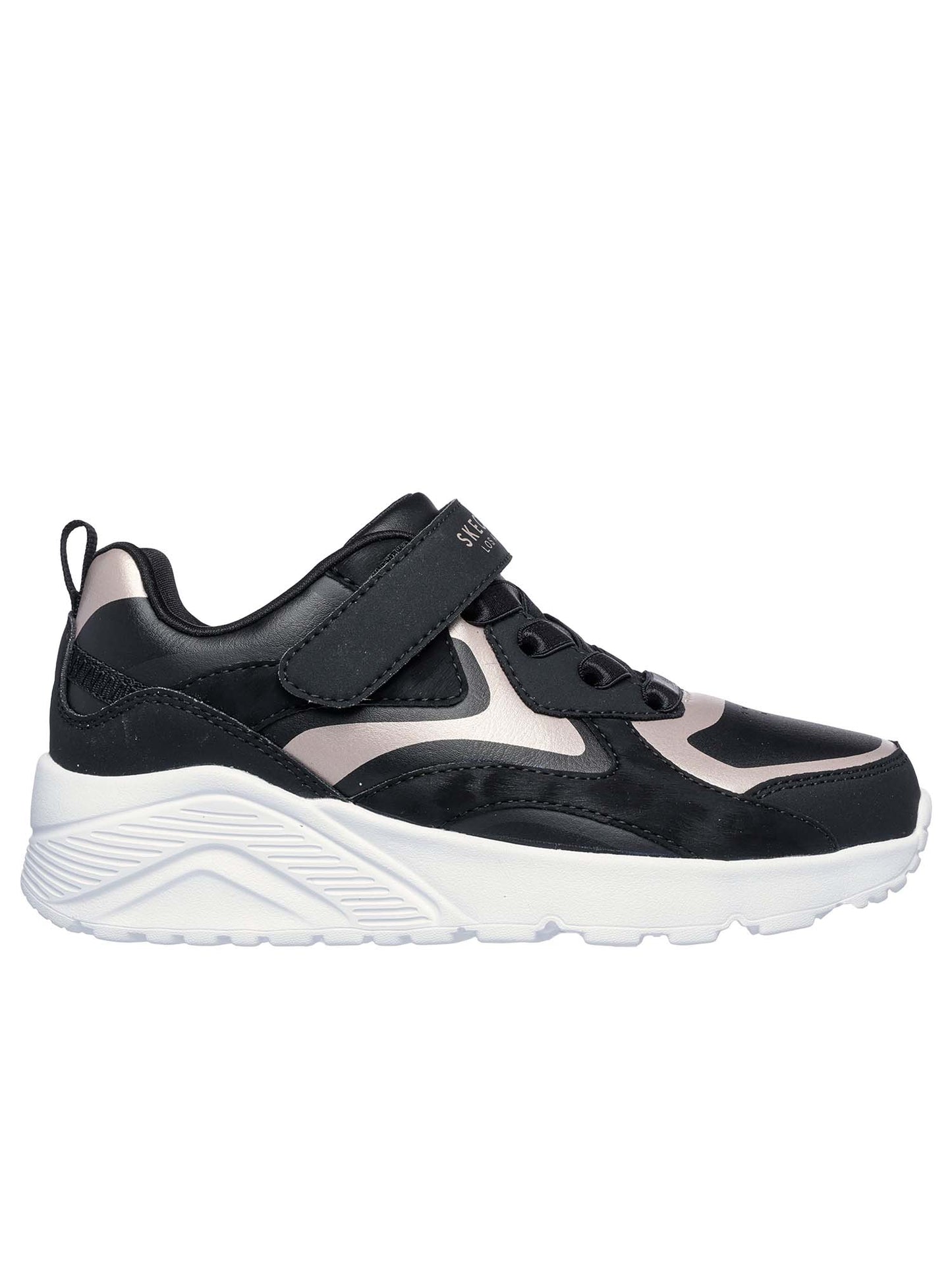 SNEAKERS UNO LITE SKECHERS DA BAMBINA NERO