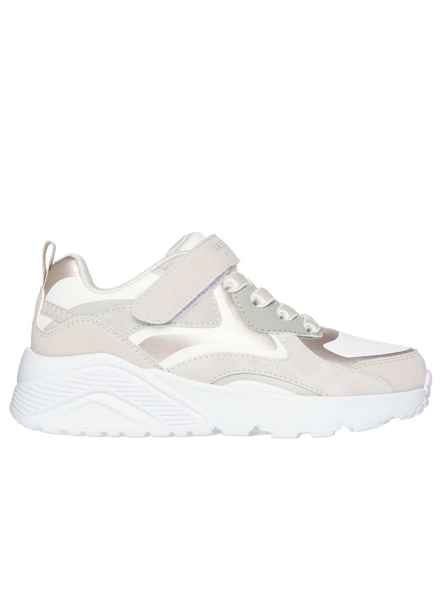 SNEAKERS UNO LITE SKECHERS DA BAMBINA NATURALE