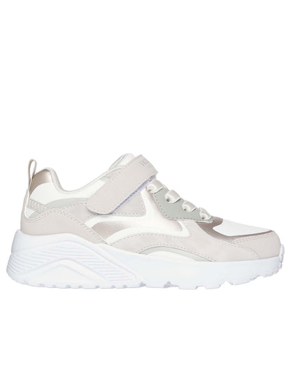 SNEAKERS UNO LITE SKECHERS DA BAMBINA NATURALE