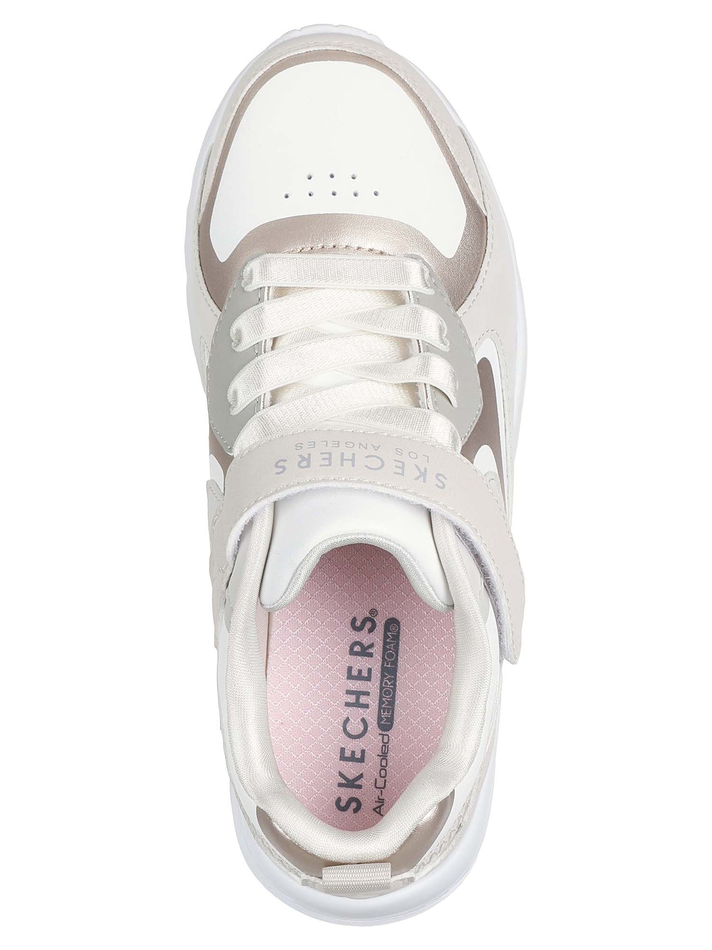 SNEAKERS UNO LITE SKECHERS DA BAMBINA NATURALE
