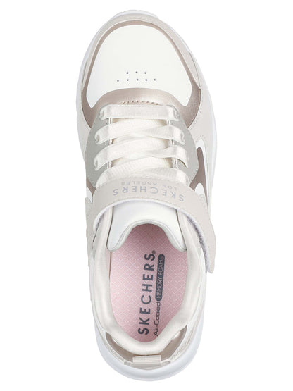 SNEAKERS UNO LITE SKECHERS DA BAMBINA NATURALE