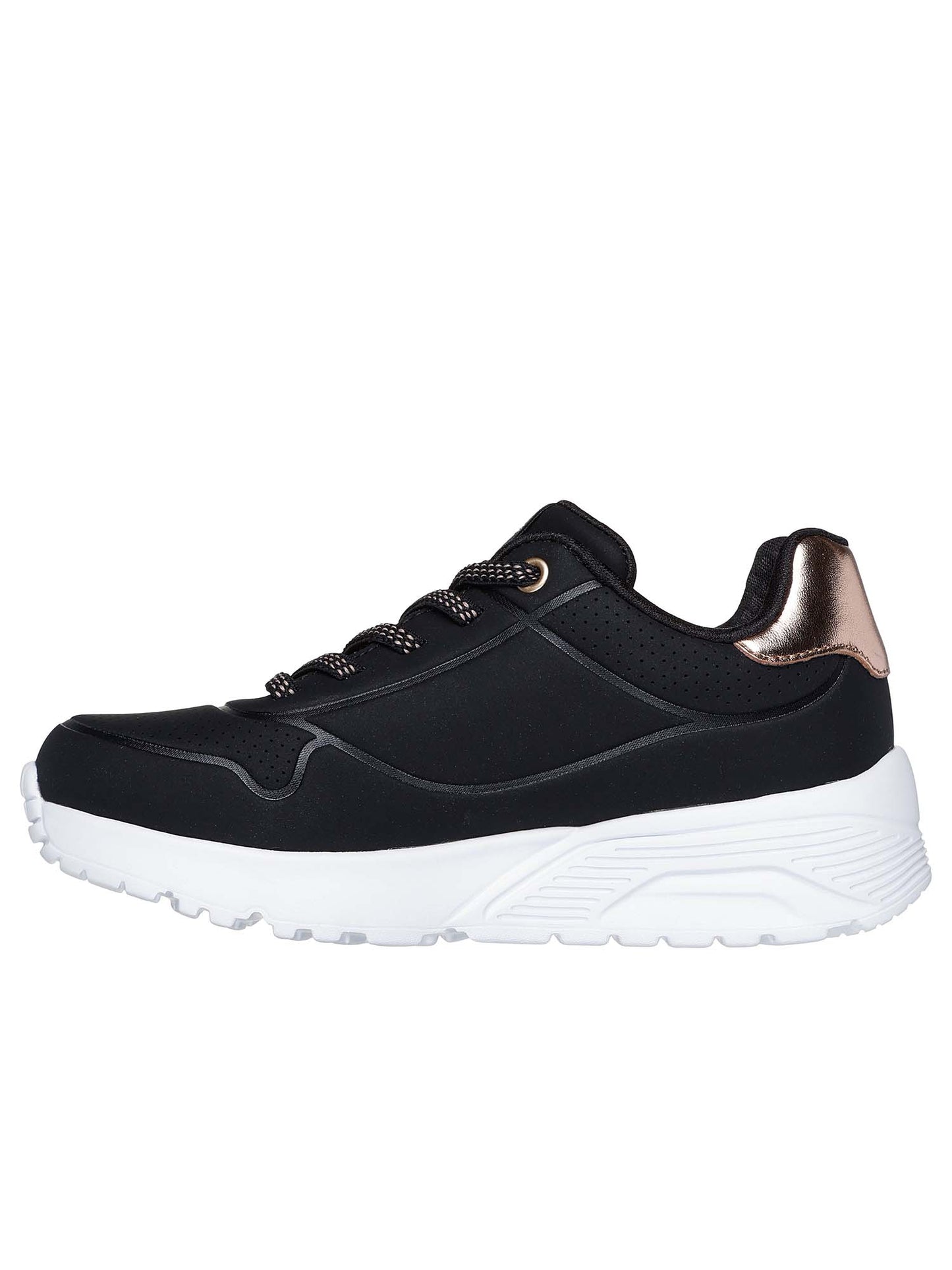 SNEAKERS UNO LITE SKECHERS DA BAMBINA NERO