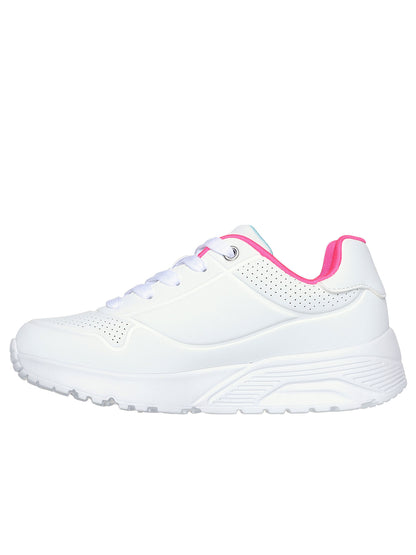 SNEAKERS UNO LITE SKECHERS DA BAMBINA BIANCA MULTICOLOR