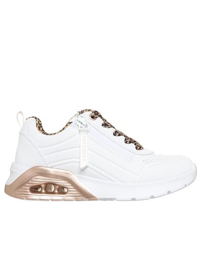 Skechers Uno Lite 2, sneakers Unisex bambino bianche