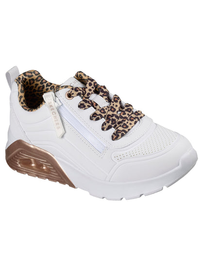 Skechers Uno Lite 2, sneakers Unisex bambino bianche