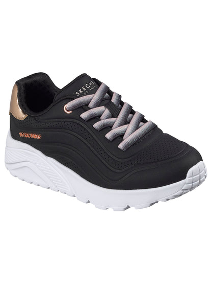 Skechers Uno Lite, sneakers Unisex bambino nere